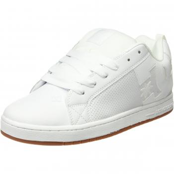 DC Shoes Court Graffik M, Zapatillas de Skateboarding para Hombre, Blanco White/Gum, 47 EU