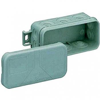 Spelsberg Mini 25L Electrical Junction Box - Surface Mounted, Dimensions: 89x43mm, Material: Polyethylene/Polypropylene (PP), Color: Grey, IP Rating: IP55, Pack Size: 10 pcs