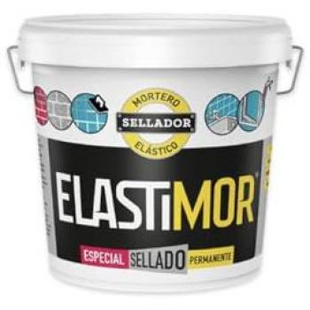 Mortero Sellador Elastimor Express Impermeable 6 Kg para Encintados, Llagueados y Reparaciones
