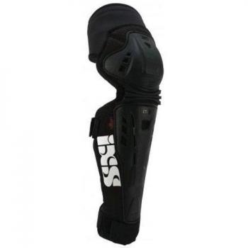 iXS Sports Division Assault - Protección de rodilla de ciclismo para hombre, tamaño M, color negro