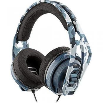 Auriculares Gaming Nacon RIG 400HS Estéreo con Cable, Camuflaje Azul, Compatible con PS4/PS5 y PC