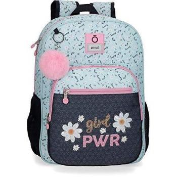 Enso Girl Power Mochila Adaptable a Carro Azul 30x38x12 cms Poliéster 13.68L