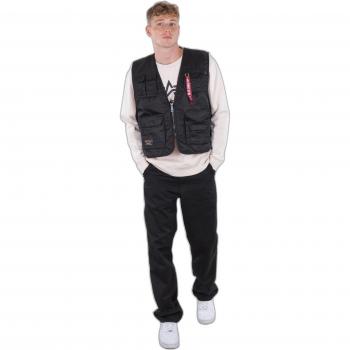 Alpha Industries Men's Black Utility Vest L/XL