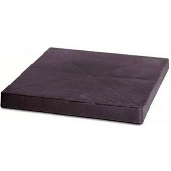 Prosperplast Mobile Platform Square Plataforma movil para macetas plastico Cuadrada con 4 Ruedas 39 x 39 x 4,5 cm en Color Antracita