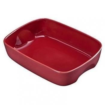 Pyrex 4937503 - Fuente. rectangular 28X20Cm Color Rojo Teja Cv Pyrex , Color Rojo , 28x20x4 cm