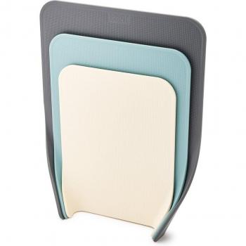 Juego de 3 Tablas de Cortar Apilables Antideslizantes Multicolor Joseph Joseph