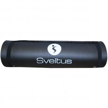 Sveltus 140x60 cm Rollable Training Mat - Black, Unisex Fitness Mat