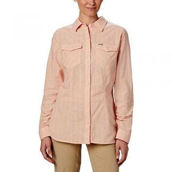 Columbia Camp Henry II LS Shirt Camisa, Mujer, Orange, L