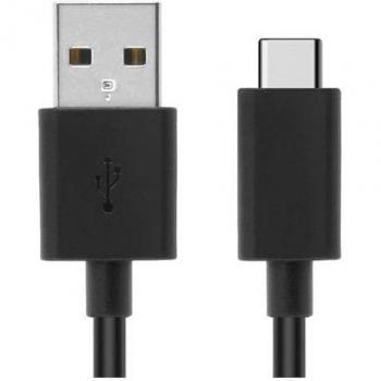 Cable USB a USB Tipo C Original Sony 1 Metro Negro