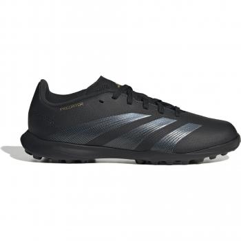 Adidas Predator League TF Botas de Fútbol para Niño Multitaco y Terreno Duro, Color Negro, Talla 32