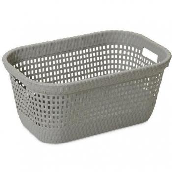 Cesto de Ropa Trenzado 45L