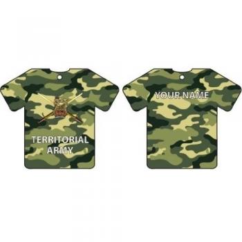 Ambientador De Coche Personalizado TERRITORIAL ARMY SHIRT