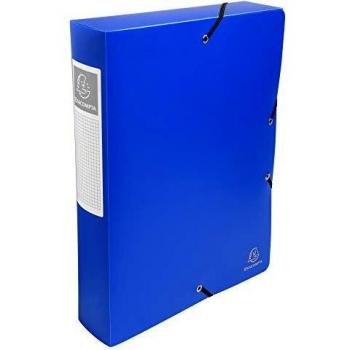 Exacompta 59882E - Carpeta de proyecto con goma, color azul