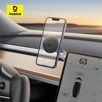 Soporte magnético plegable Baseus T-Space Series para teléfono con montaje en automóvil