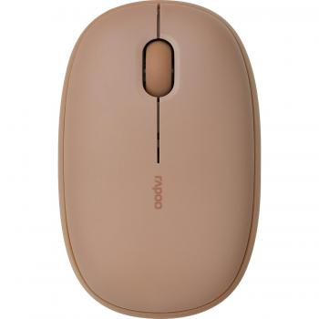 Ratón Inalámbrico Multimodo RAPOO M660 Silent 1300 DPI Color Marrón Ergonométrico Ambidextro