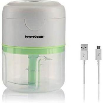 InnovaGoods | Mini picadora recargable portátil Echoppie | Blanco