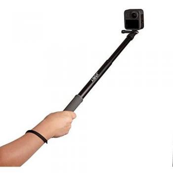 Joby TelePod SPORT Extensible Tripod & Selfie Stick for Smartphones and Action Cameras, Black/Red