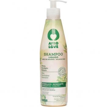Afro Love - Champú clarificante - Menta, eucalipto y romero 450ml