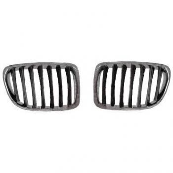 Rejilla delantera derecha negra cromo VAN WEZEL 0678512 para BMW X1
