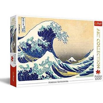 Puzzle Trefl Hokusai: La Gran Ola - 1000 Piezas