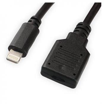 TecGadgets - Cable alargador para Apple iPhone, iPod, iPad, color blanco