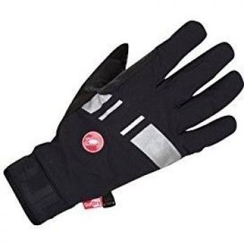 Castelli - Tempesta Glove, color negro,plateado, talla XXL