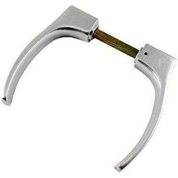 Wurko 173869 Manilla sin Placa, plata, 13cm