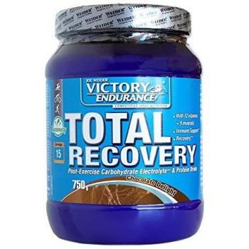 Victory Endurance Total Recovery 750g, Suplemento de Recuperación Post-Entrenamiento con Electrolitos y Vitaminas, Sabor Chocolate