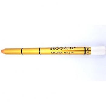 Brooklin - Lápiz de ojos Color Blanco Nº314 duradero