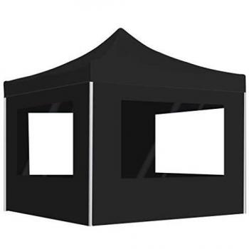 vidaXL Professional Folding Party Tent with Walls Aluminium 3x3 m Anthracite