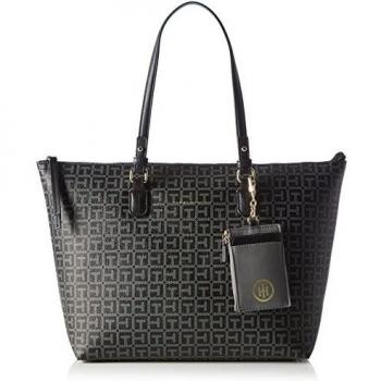 Tommy HilfigerLOVE TOMMY REVERSIBLE MED TOTE LOGO - Bolsa de Asa Superior Mujer
, color Negro, talla 31x27x13 cm