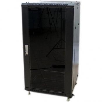 Armario Rack 19 32U 60x60 con Puerta de Cristal y Trasera Metálica