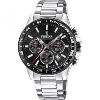 Festina Men's Chronograph Black Dial Watch