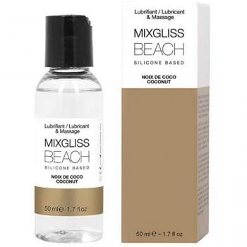 MIXGLISS Beach Lubricante a Base de Silicona Aroma Coco 50 ml