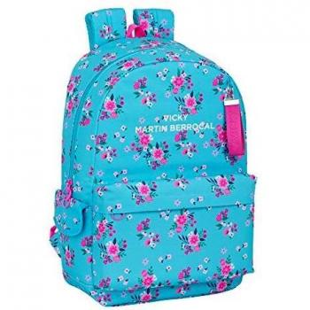 Safta 612136758 Mochila Portátil Hasta 15,6'' de VMB Bohemian, 300x460x140mm, Turquesa/Rosa