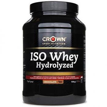 Crown Sport Nutrition ISO Whey Hydrolyzed Optipep 90, Proteína de Suero de Leche Hidrolizada, Sabor de Chocolate - 918 g
