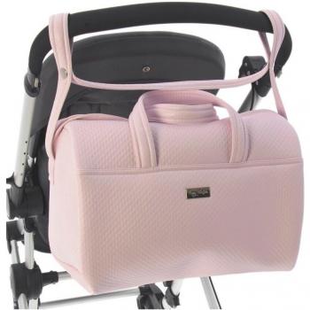 Bolsa de canastilla Rosy Fuentes - Canastilla para bebés, diseño atractivo y funcional, fabricada en materiales duraderos, con múltiples compartimentos para organizar artículos esenciales del bebé, asas resistentes para un fácil transporte