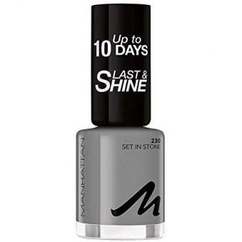 Esmalte de Uñas Manhattan Last & Shine No. 230 Set In Stone - Brillo Duradero 8 ml