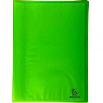 Exacompta 85463E - Carpeta de 40 fundas, A4, color verde