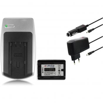 Batería + Cargador VW-VBK180 para Panasonic HC-V10, V100, V100M, V500, V500