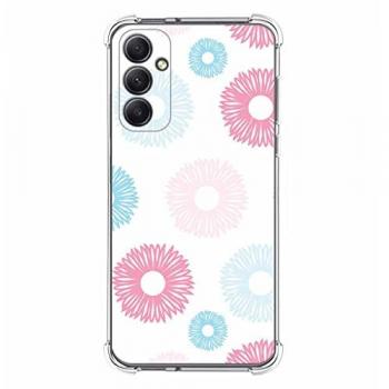 Funda Antigolpes de Silicona para Samsung Galaxy A34 5G con Diseño de Flores 06