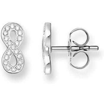 Thomas Sabo SCH150020 - Pendientes de plata de ley 925 con circonitas blancas