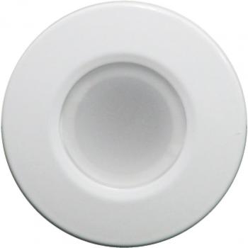 LUMITEC 112521 ORBIT - FLUSH MOUNT DOWN LIGHT - WHITE FINISH - 2-COLOR BLUE/WHITE DIMMING