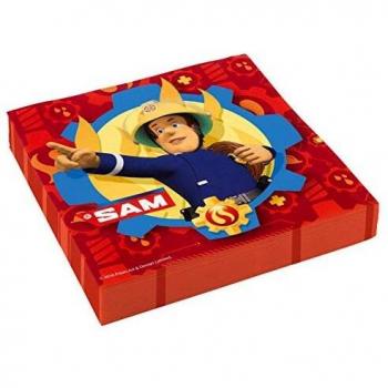 Amscan International – 9902177 bombero Sam servilletas 33 cm , color/modelo surtido