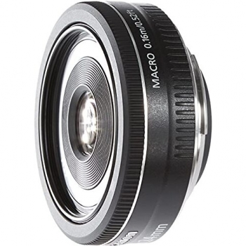 Canon EF-S 24mm f/2.8 STM Pancake Lens - Black for Canon EF-S Mount