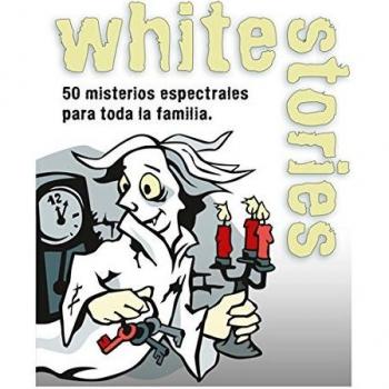 Black Stories- Juego de Mesa White Stories, Multicolor