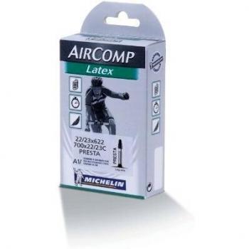 Cámara de aire MICHELIN AIRCOMP LATEX 700x18/20c Válvula 36 mm