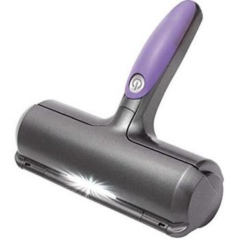 Cepillo Quitapelos para Mascotas Fur Daddy™ - Morado y Gris - Ideal para Gatos y Perros Adultos