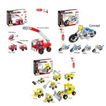 Set de Construcción Metálico Creativo 3 Modelos