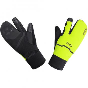Guantes largos Gore Wear INFINIUM Thermo Split Negro/Amarillo Neón GORE-TEX - 3XL